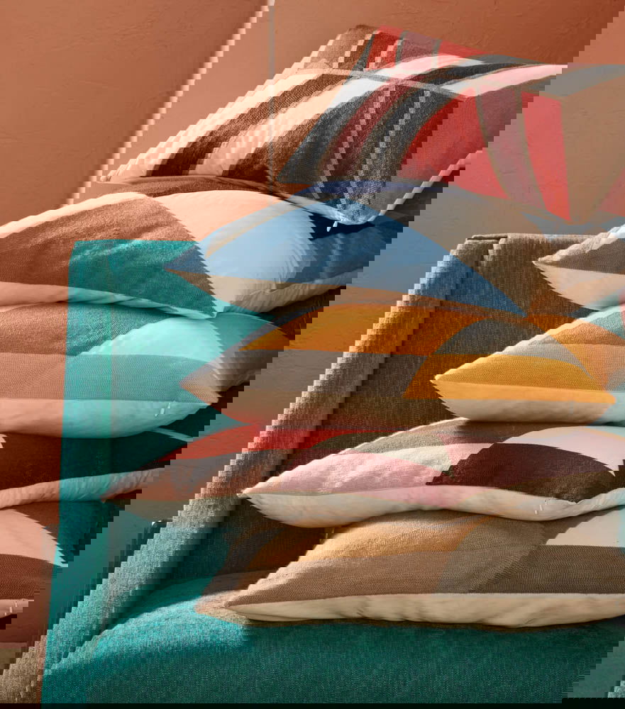Laying in the Sand Cotton Cushion - Cushions Default Title BUBULAND HOME