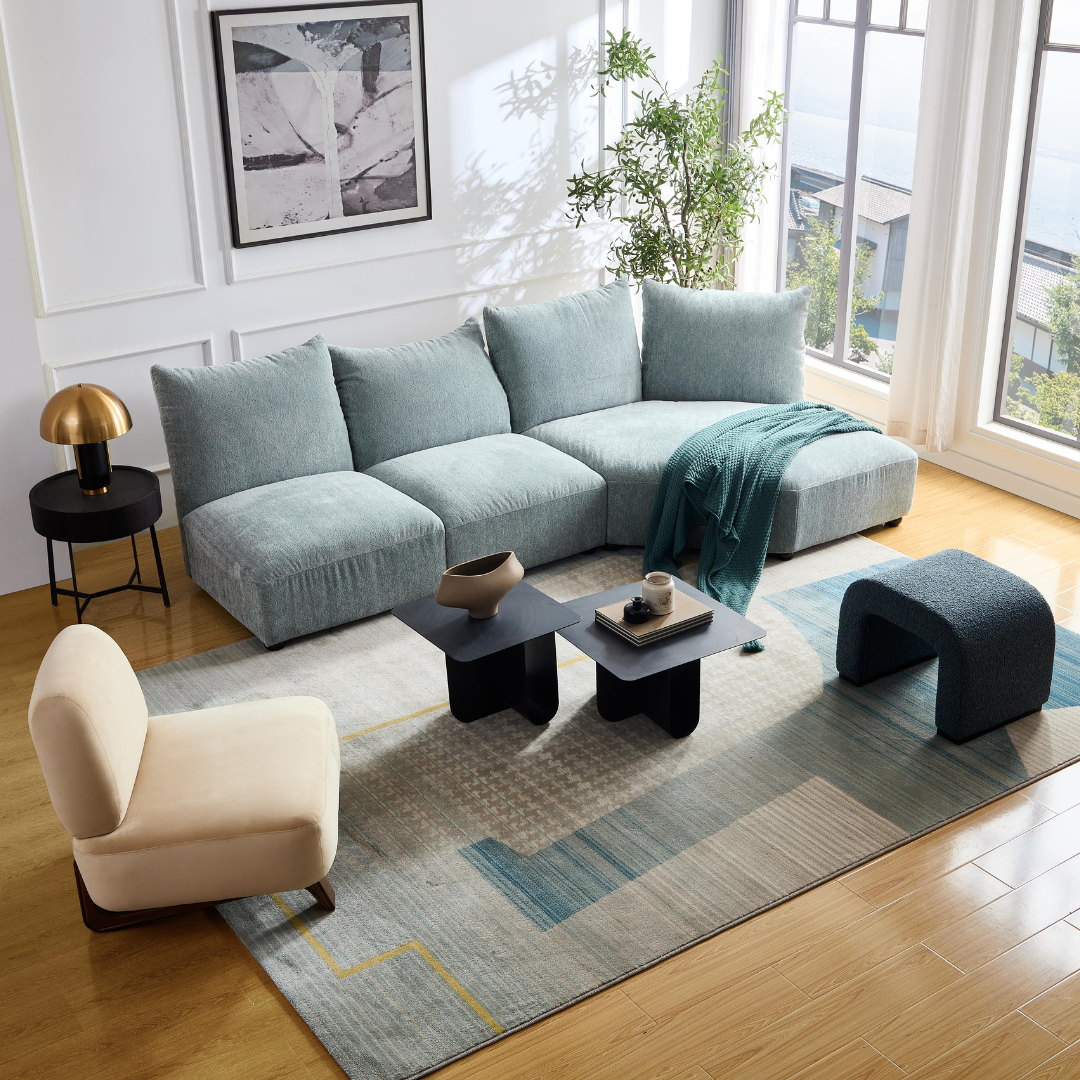 Marine Modular Sofa with Moving Backrest - James Dunlop Contexture Folkstone - sofa James Dunlop Contexture Folkstone / Armless Seat BUBULAND HOME