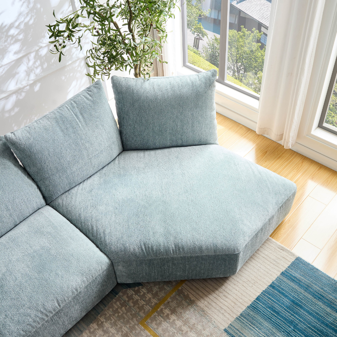 Marine Modular Sofa with Moving Backrest - James Dunlop Contexture Folkstone - sofa James Dunlop Contexture Folkstone / Armless Seat BUBULAND HOME