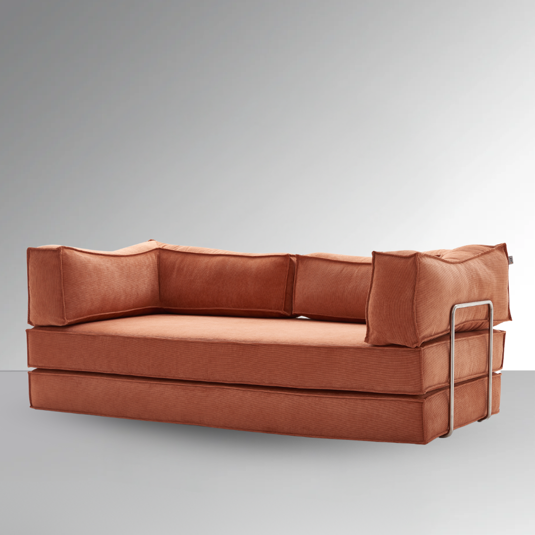 Orlo Convertible Sofa Bed - Corduroy BUBULAND HOME
