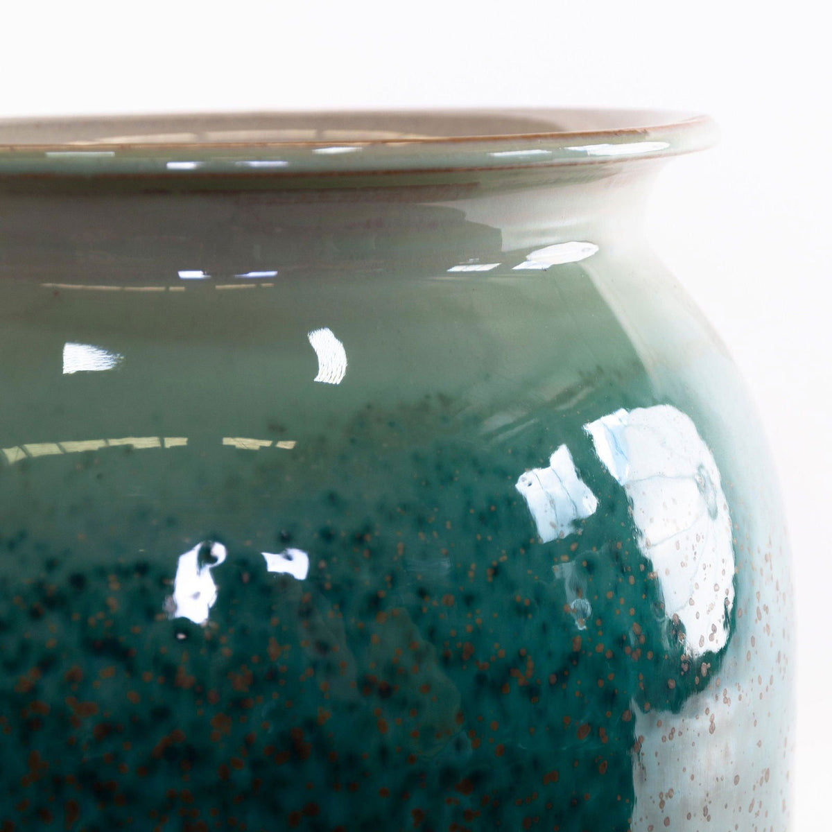 Rainforest Series Ceramic Vases and Pots - vases 01 15cm H x 16cm W BUBULAND HOME