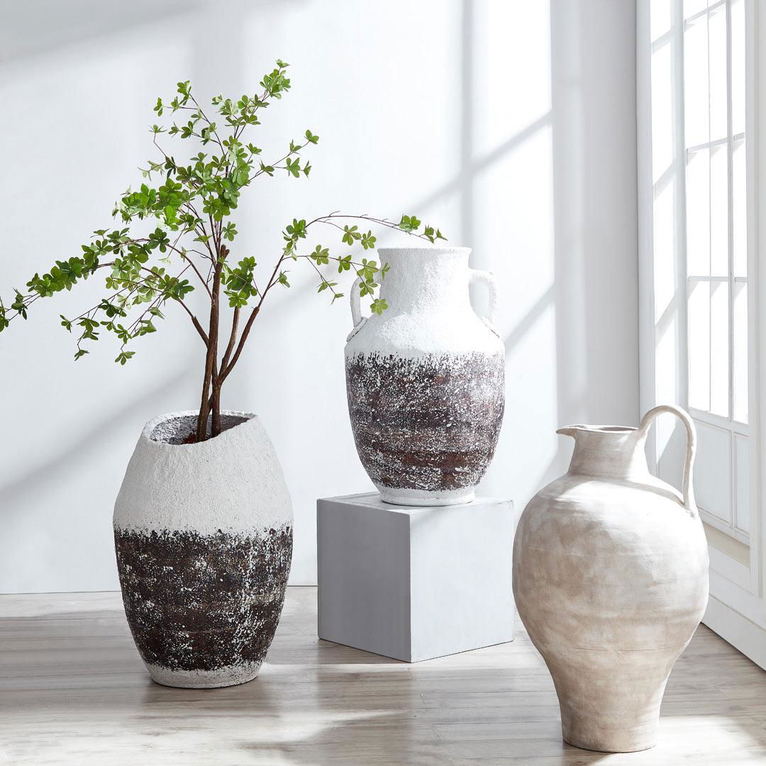 Roma Tall Floor Vase Dusty Pink - vases Default Title BUBULAND HOME