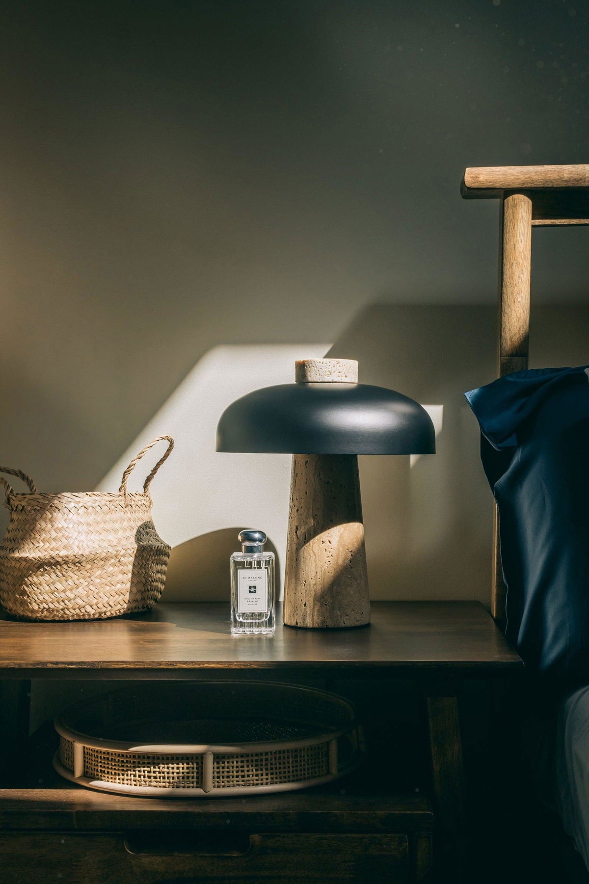 Sahara Travertine Table Lamp BUBULAND HOME