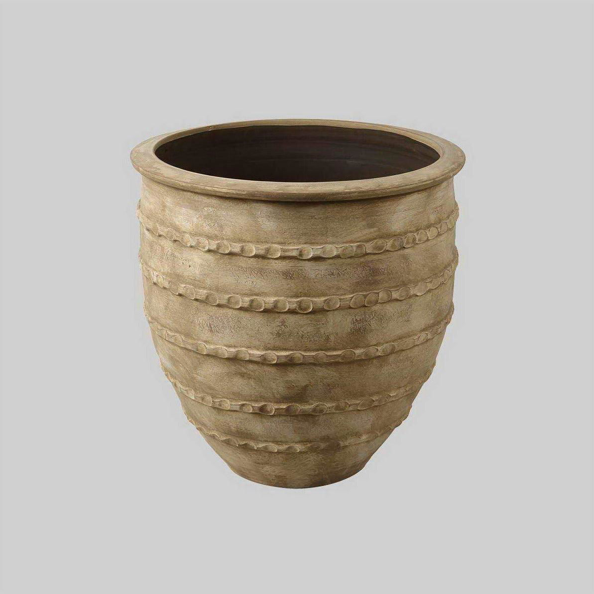 Sandstone Ceramic Floor Pot BUBULAND HOME