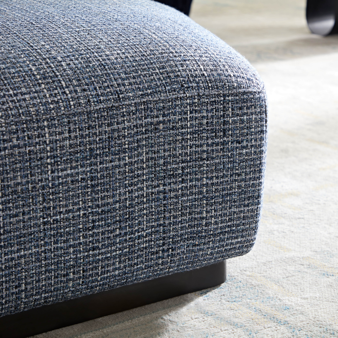 Seastar Hexagonal Ottoman - Mokum Gabrielle Ink - ottoman Mokum Gabrielle Ink BUBULAND HOME