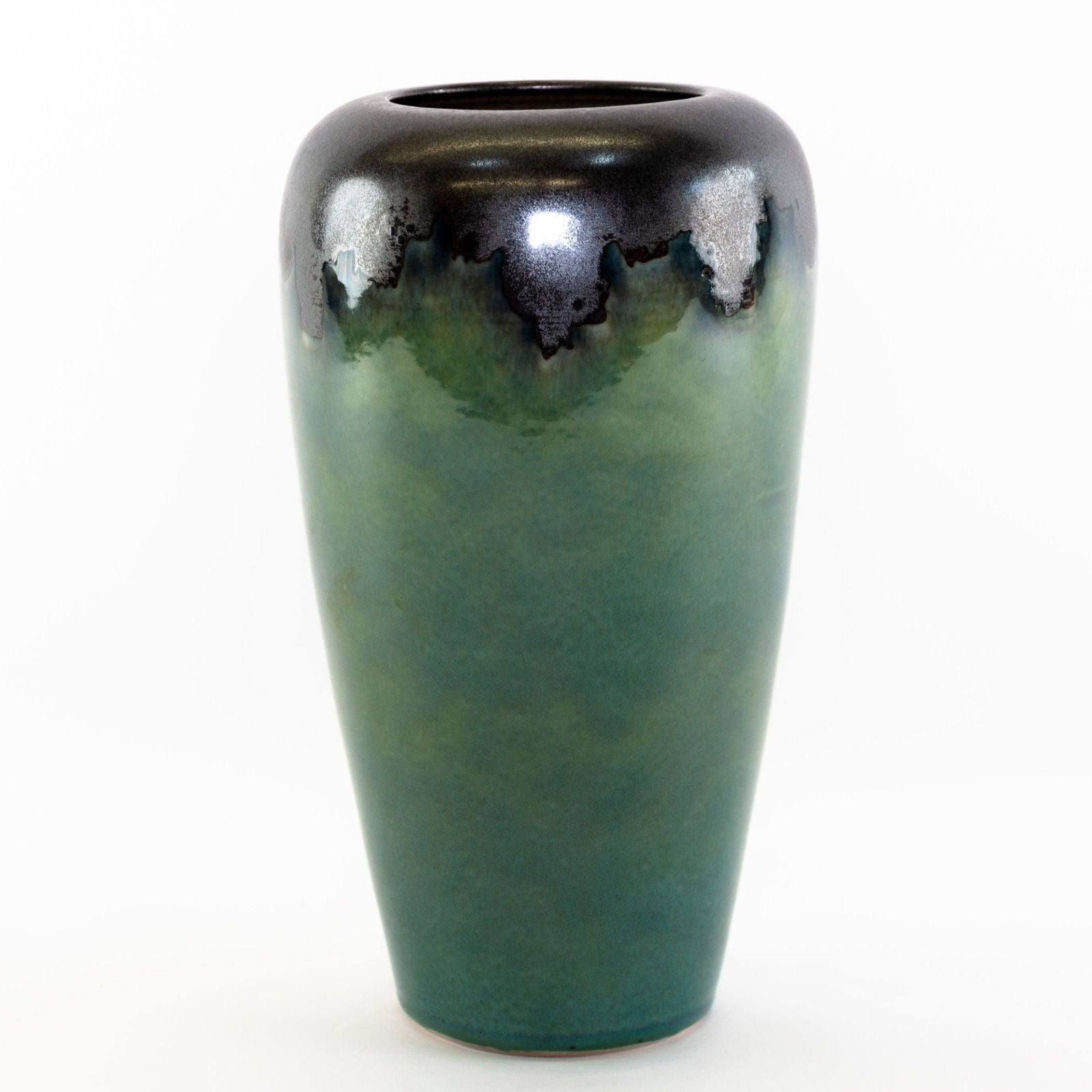 Shades of Jade Series Ceramic Vases and Pots - vases 07 28 cm H x 16 cm W BUBULAND HOME
