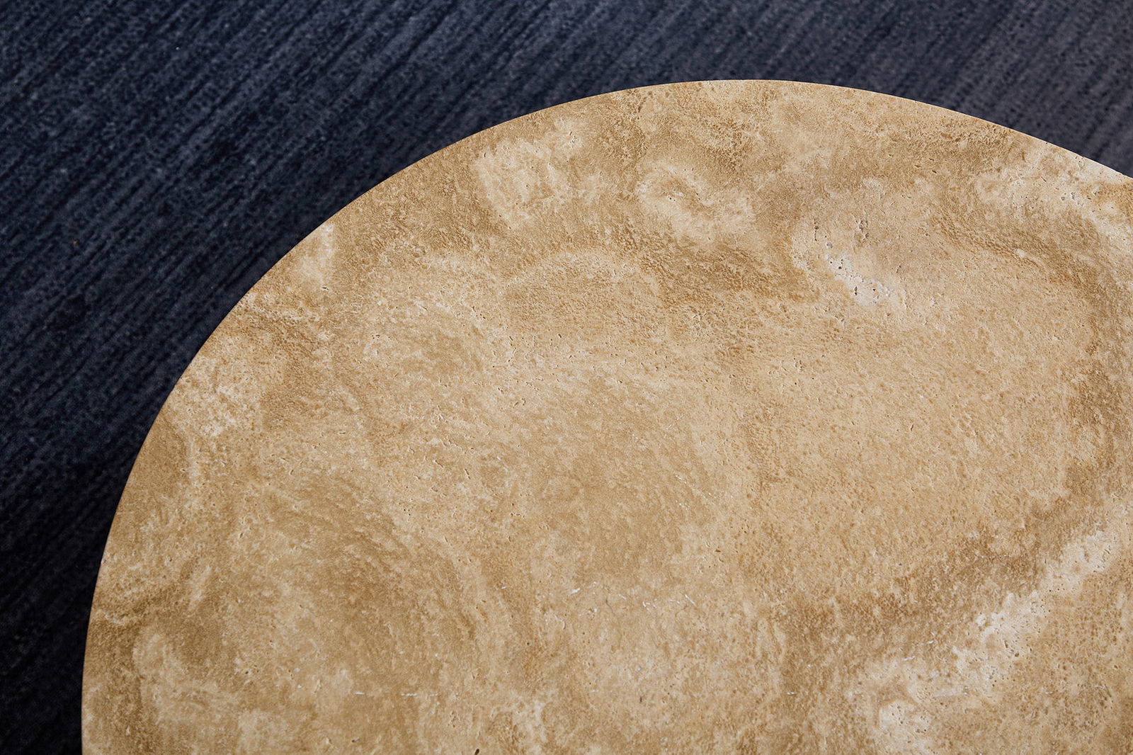 Sphere Travertine Coffee Table - Coffee Tables Travertine BUBULAND HOME