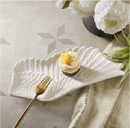Spread Your Wing White Ceramic Plate - Tableware Default Title BUBULAND HOME
