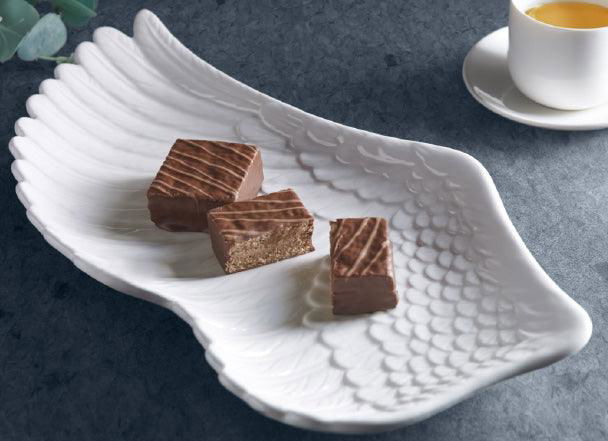 Spread Your Wing White Ceramic Plate - Tableware Default Title BUBULAND HOME
