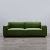 Tofu Modular Velvet Sofa - Olive Green - sofa 3 Seater (Left + Right Arm) / Olive Green Velvet BUBULAND HOME