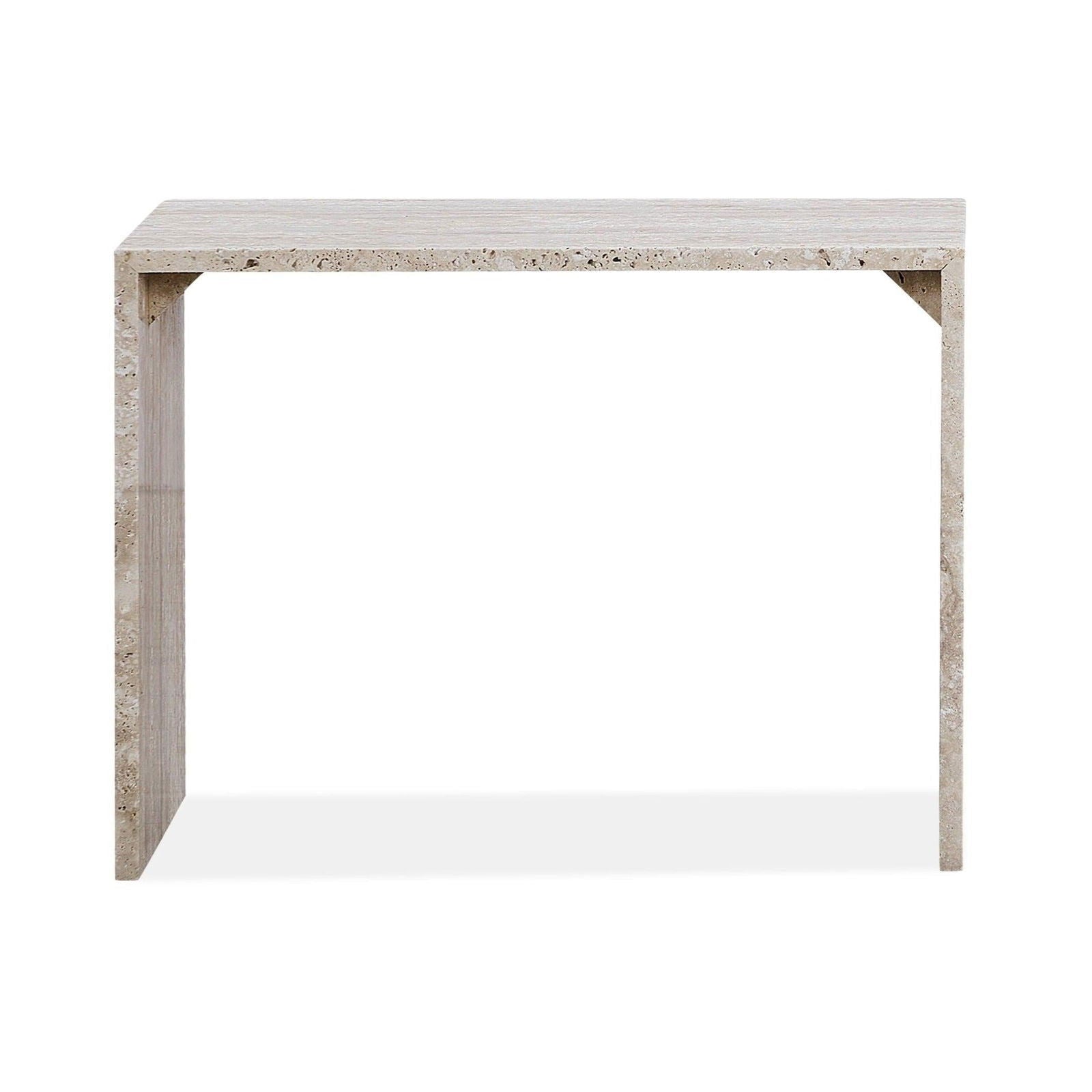 Travertine Coffee Table - Coffee Tables Large 60cm W X 35cm D x 45cm H BUBULAND HOME