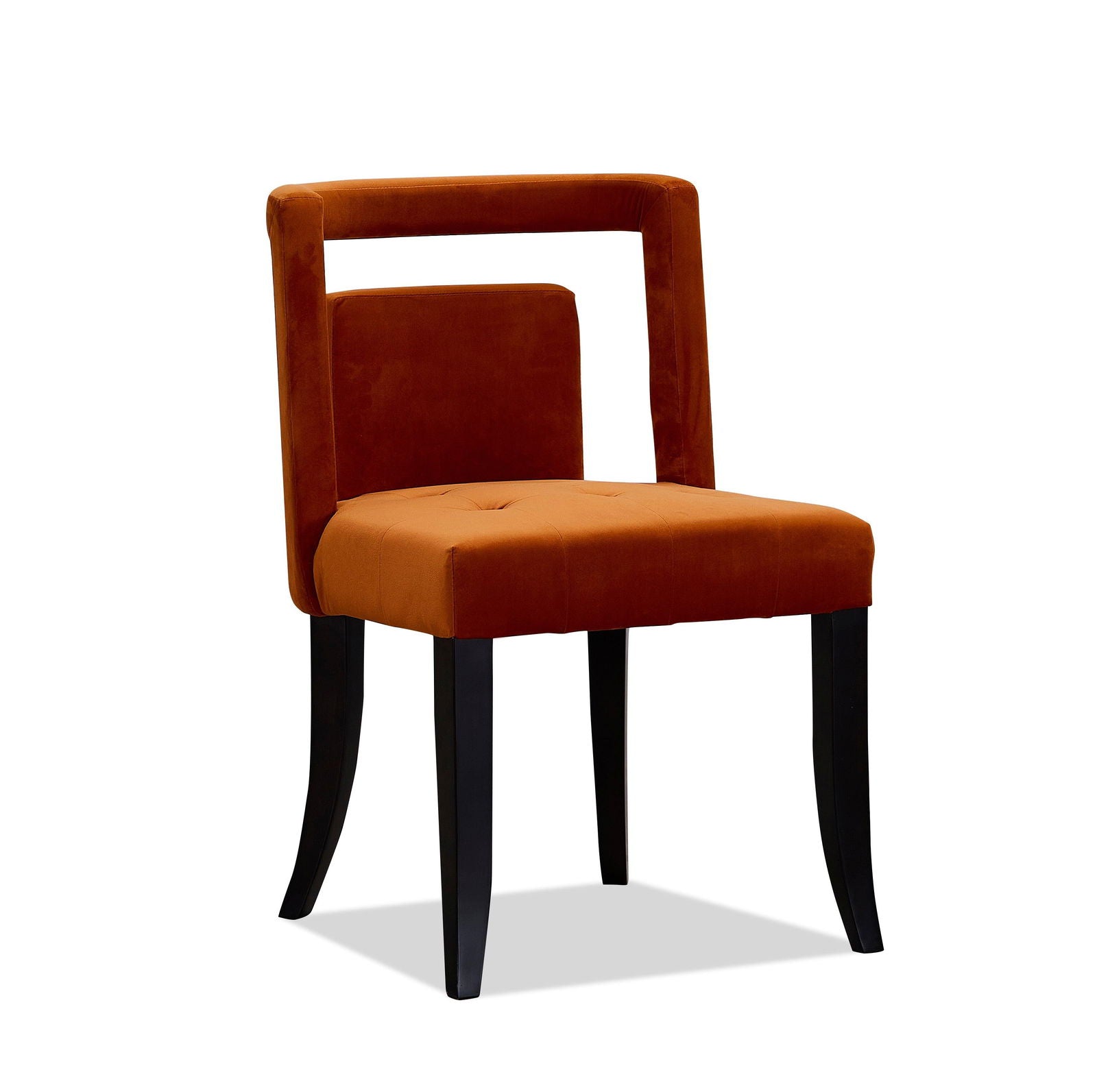 Valor Burnt Orange Dining Chair | Set of 2 - Kitchen & Dining Room Chairs Burnt Orange BUBULAND HOME
