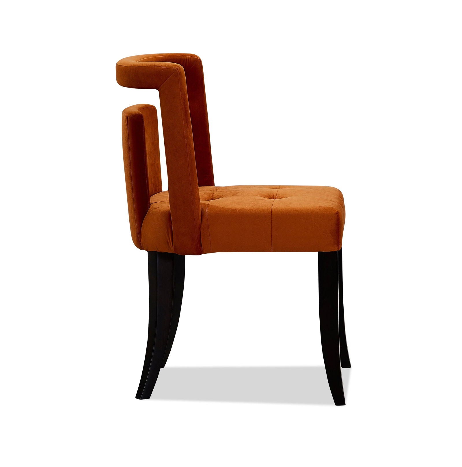 Valor Burnt Orange Dining Chair | Set of 2 - Kitchen & Dining Room Chairs Burnt Orange BUBULAND HOME