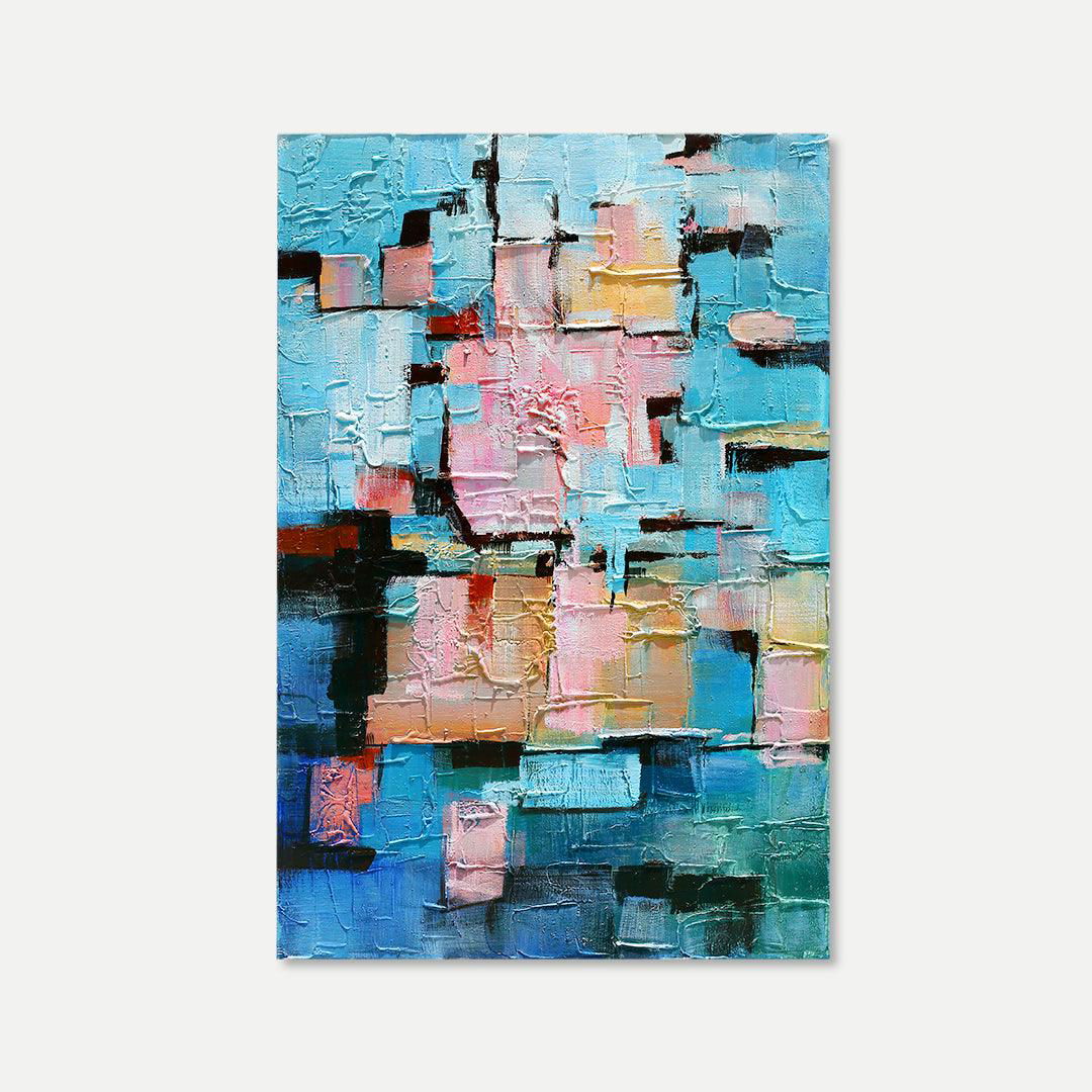 Vivacious & Free Series - Original Oil Paint On Canvas | Style A BUBULAND HOME