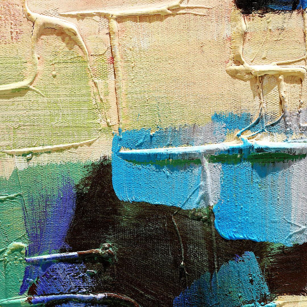 Vivacious & Free Series - Original Oil Paint On Canvas | Style D BUBULAND HOME