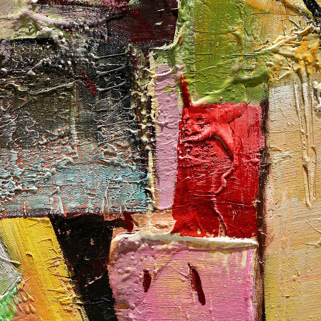 Vivacious & Free Series - Original Oil Paint On Canvas | Style E BUBULAND HOME
