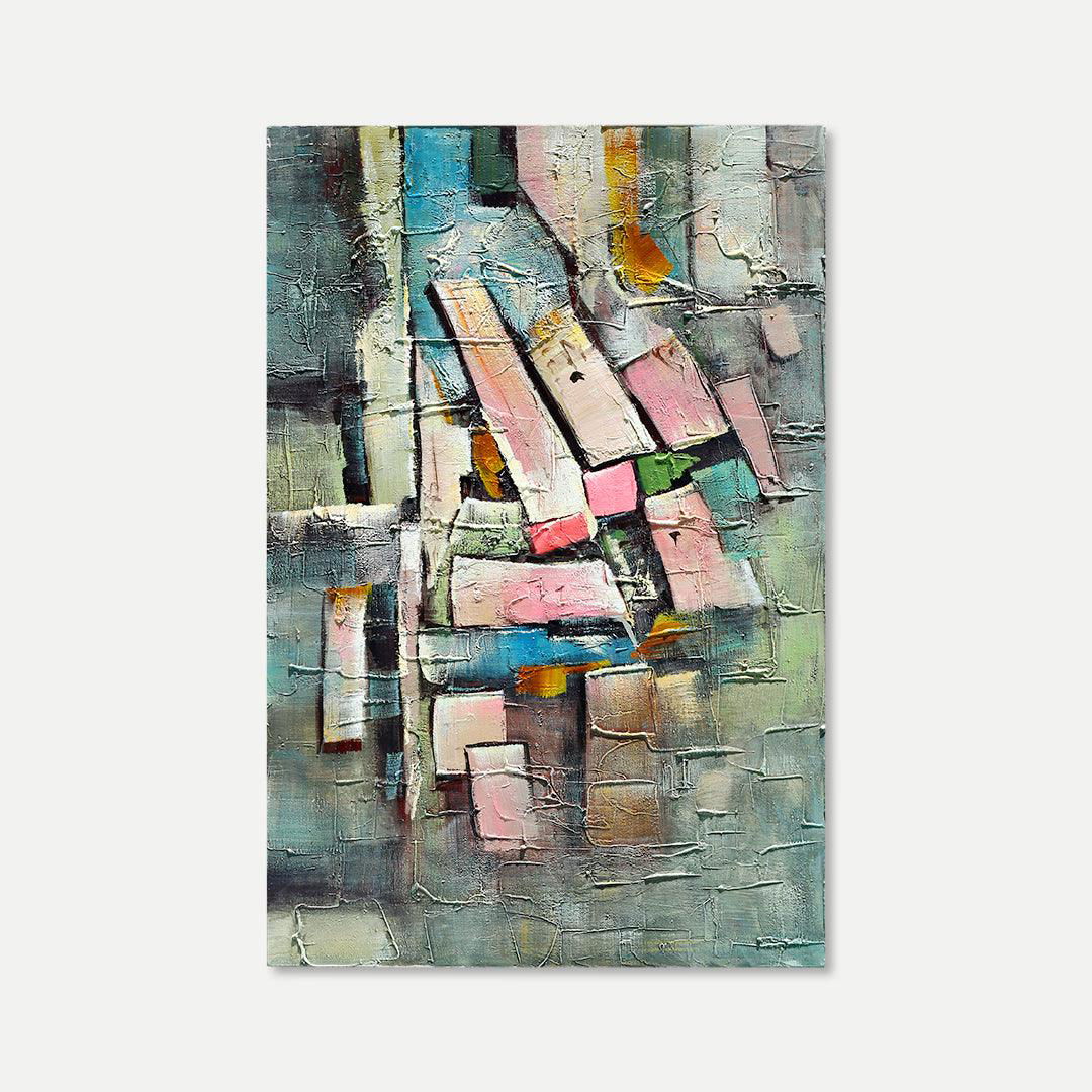 Vivacious & Free Series - Original Oil Paint On Canvas | Style F BUBULAND HOME