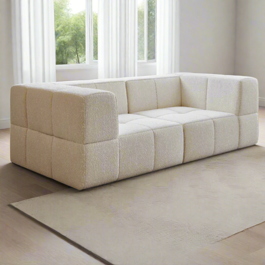 Waffo Modular Sofa - Flat Boucle BUBULAND HOME