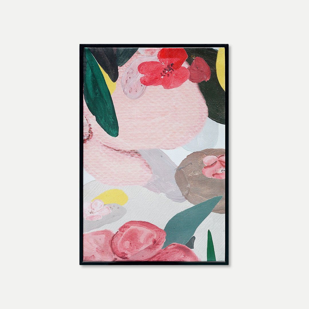 A Place Where All Things Bloom - Framed Paint On Canvas | Style E BUBULAND HOME