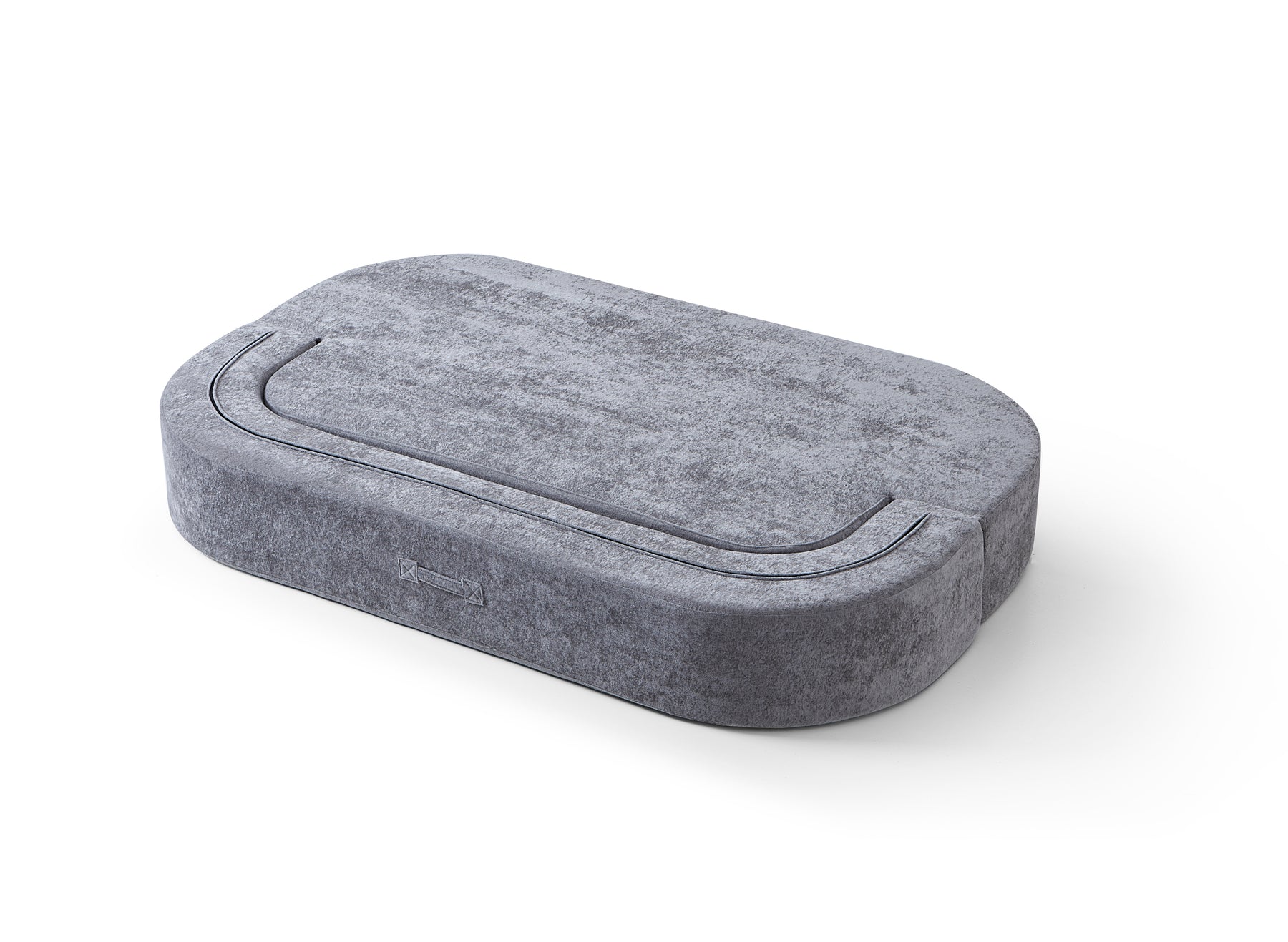 Loop Convertible Sofa Bed - Textured Fabric - sofa Natural White Textured Fabric BUBULAND HOME