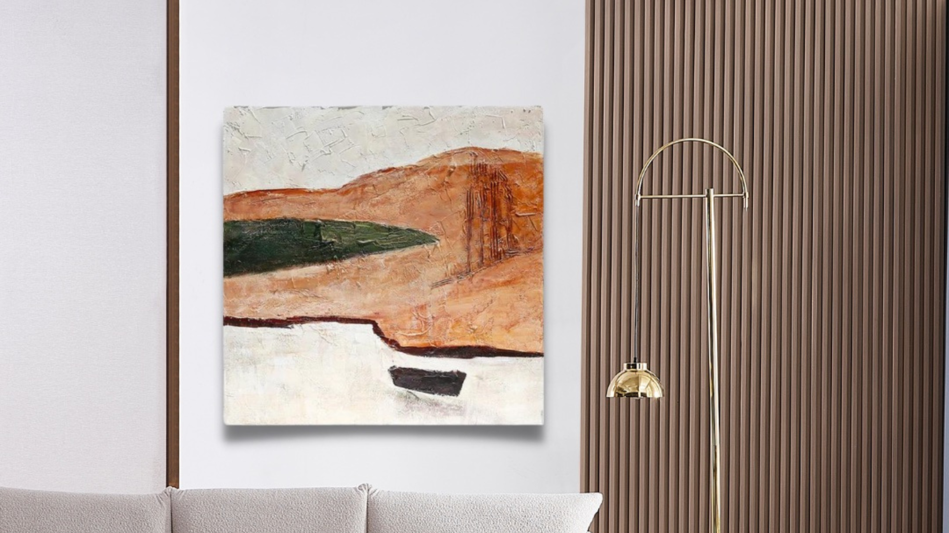 Outback Trail Series Painting in Living Room