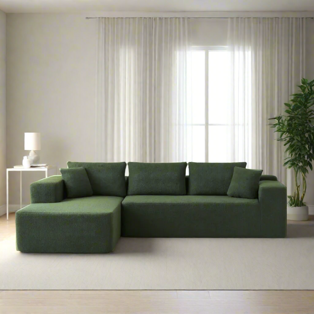 Baux Modular Sofa - Flat Boucle BUBULAND HOME