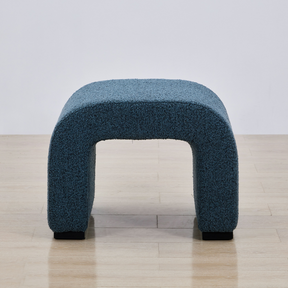 Arch Bench Ottoman  - Premium Blue Boucle 60cm/120cm/155cm/180cm - BUBULAND HOME