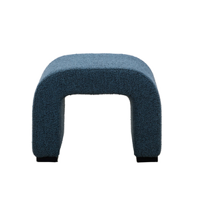 Arch Bench Ottoman  - Premium Blue Boucle 60cm/120cm/155cm/180cm - BUBULAND HOME