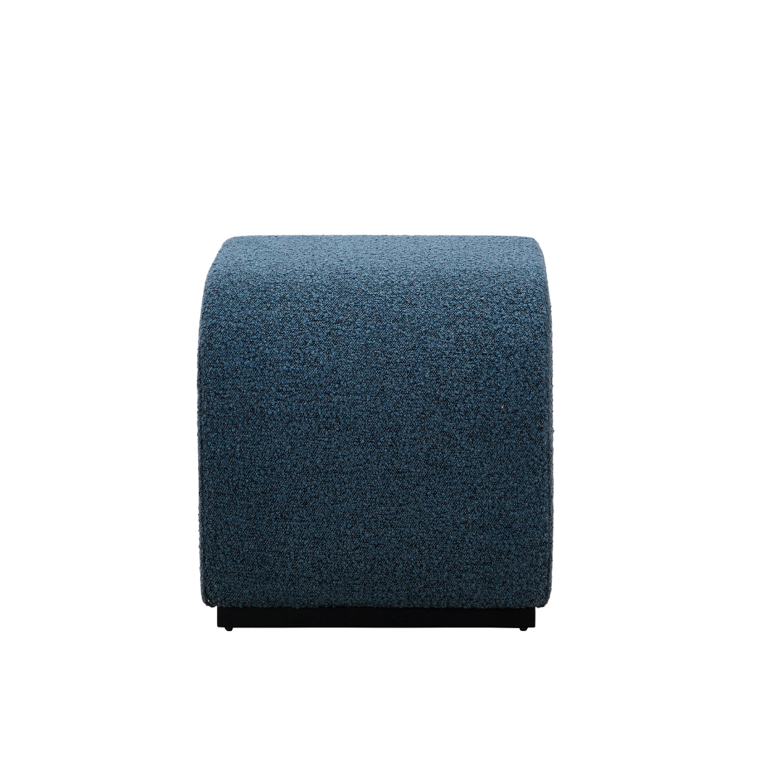 Arch Bench Ottoman  - Premium Blue Boucle 60cm/120cm/155cm/180cm - BUBULAND HOME