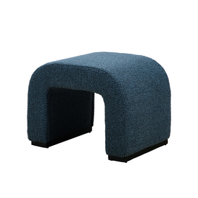 Arch Bench Ottoman  - Premium Blue Boucle 60cm/120cm/155cm/180cm - BUBULAND HOME