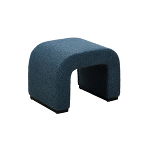 Arch Bench Ottoman  - Premium Blue Boucle 60cm/120cm/155cm/180cm - BUBULAND HOME