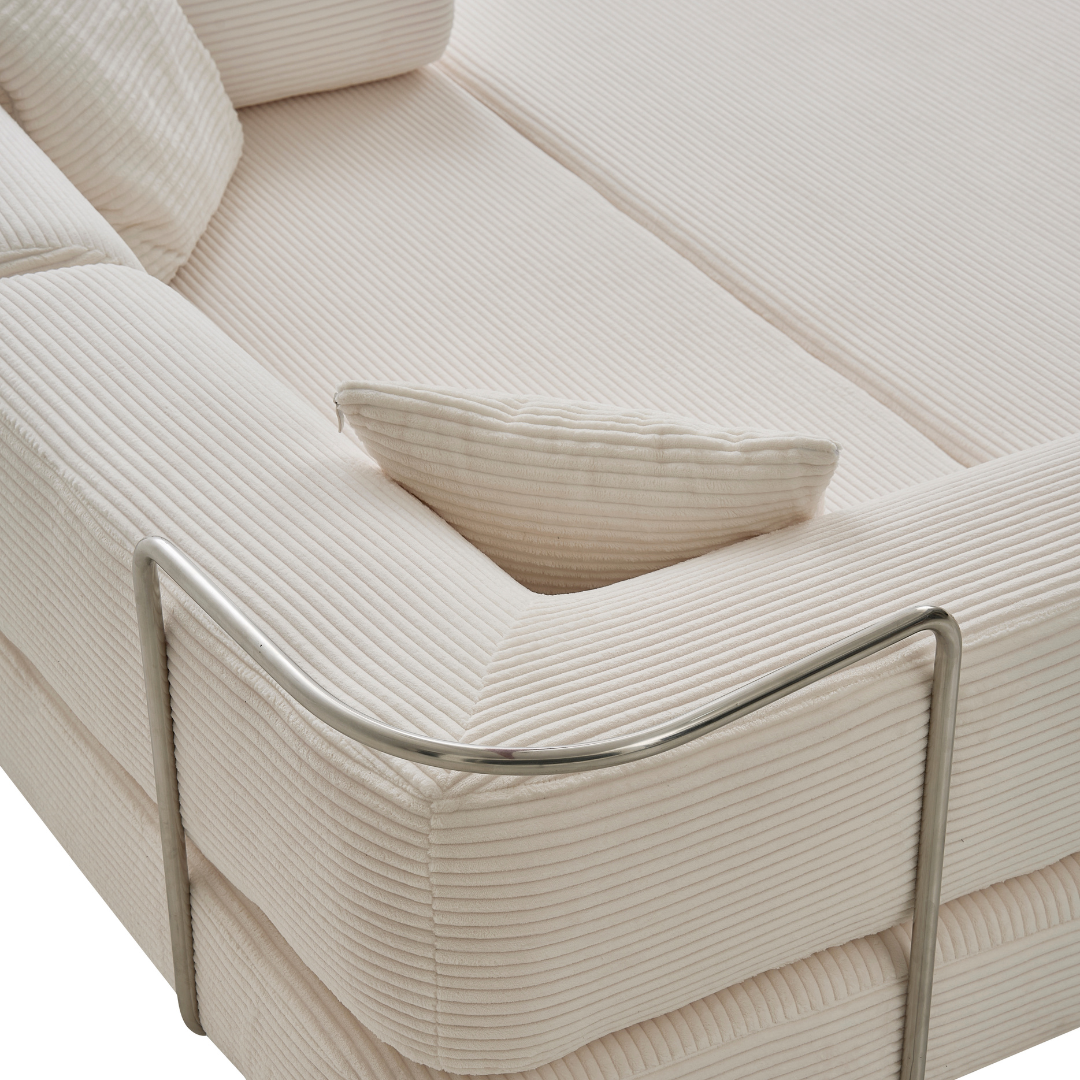 Belle Convertible Sofa Bed - Corduroy V1