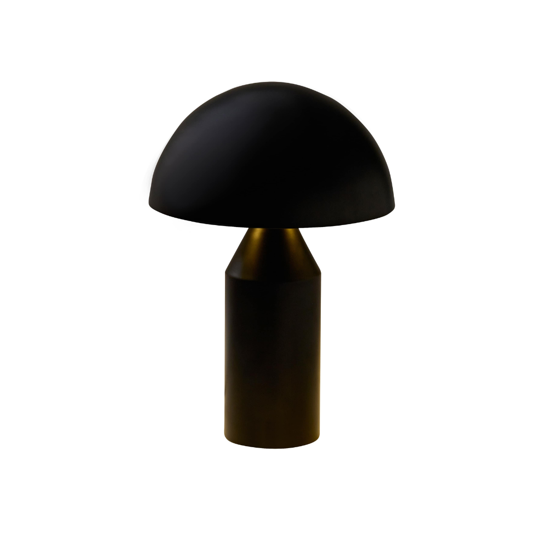 Echo Black Table Lamp in White Background