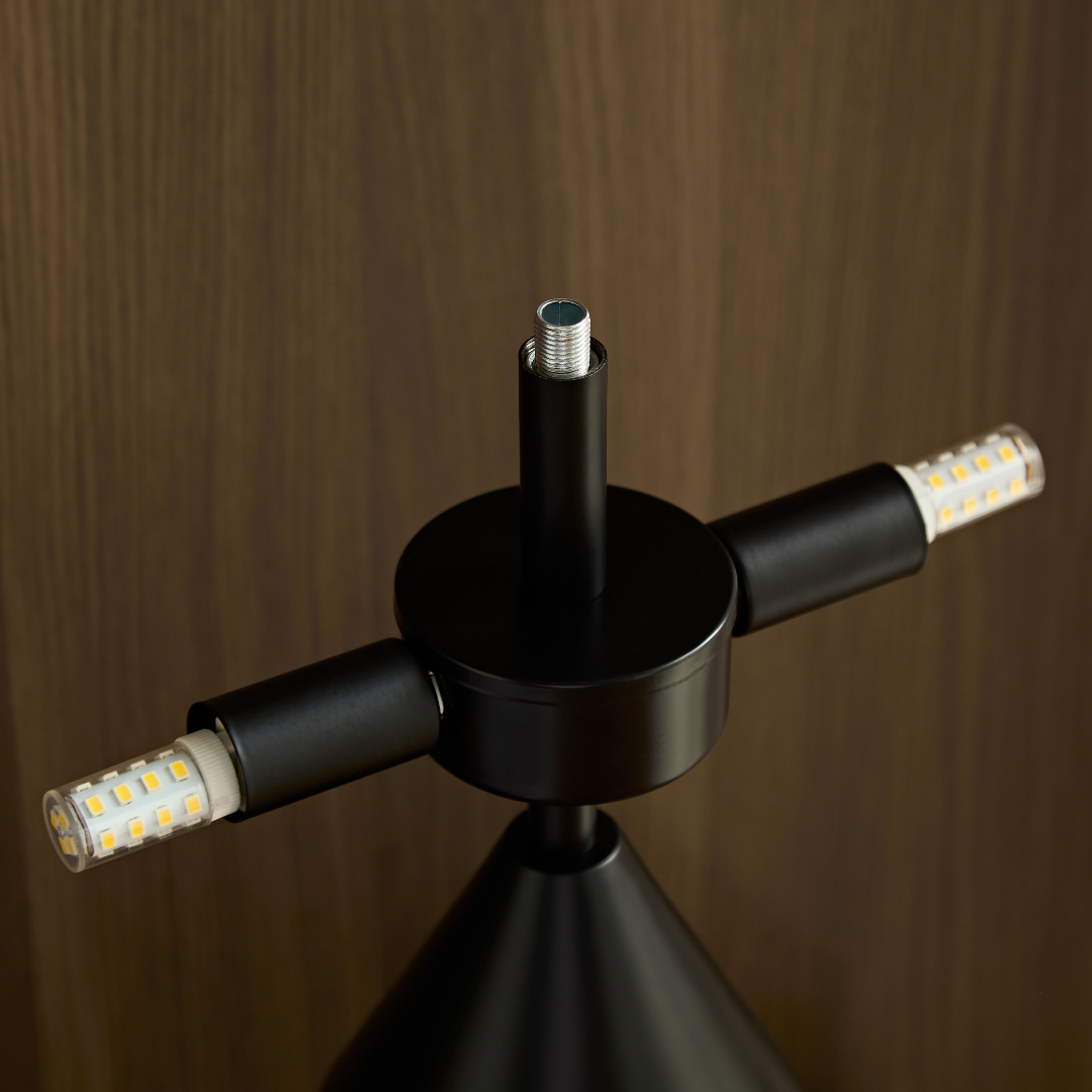 Echo Black Table Lamp Detail