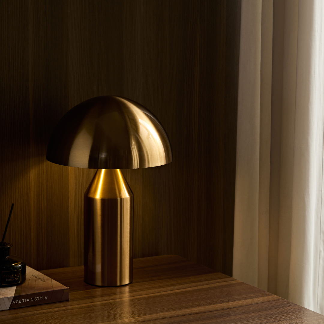 Echo Brass Gold Table Lamp