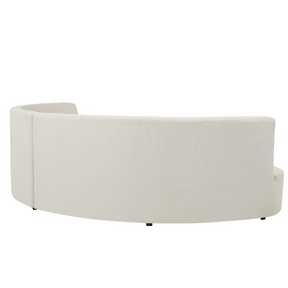 Celine Curve Modular Sofa - Natural White Premium Fabric