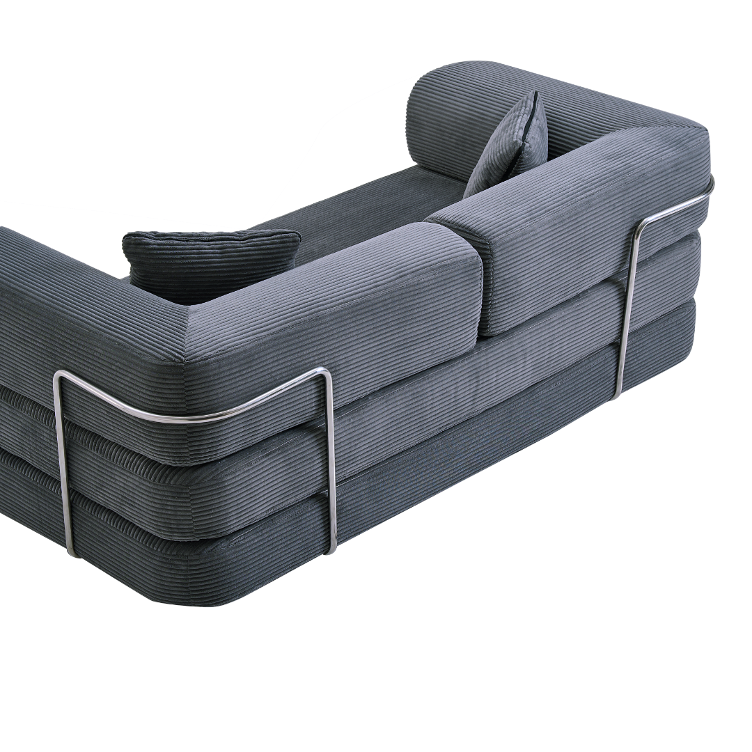 Belle Convertible Sofa Bed - Corduroy V1