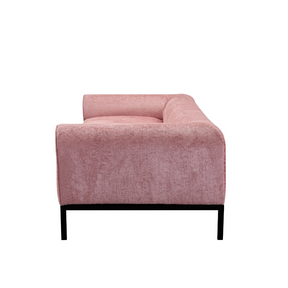 Palm Rolled 3 Seater Sofa - Premium Pink