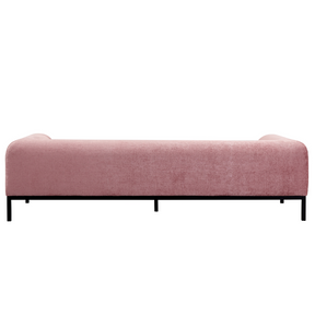 Palm Rolled 3 Seater Sofa - Premium Pink