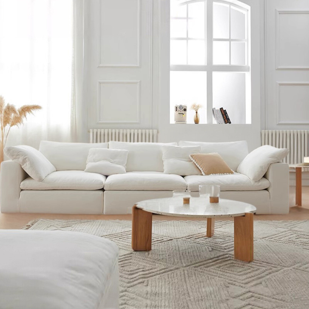 Bliss Modular Sofa - Natural White Premium Fabric