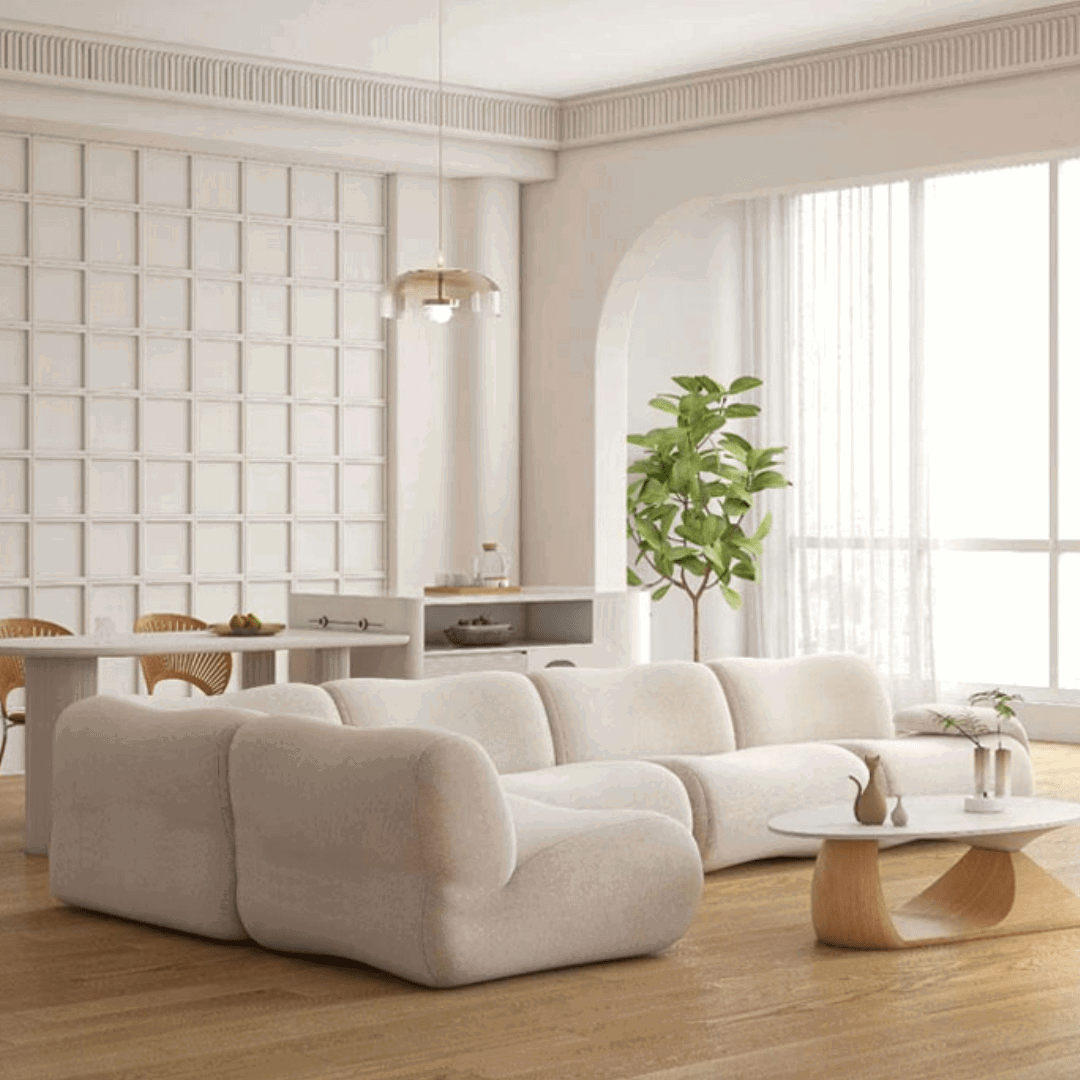 Amara Modular Sofa - Flat Boucle BUBULAND HOME