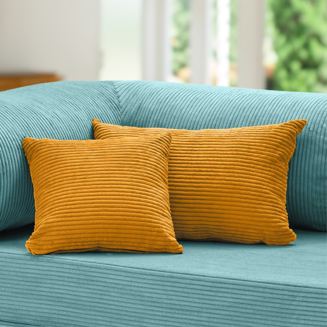 Belle Square and Rectangle Cushion - Corduroy BUBULAND HOME