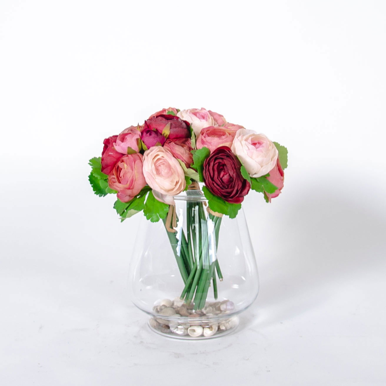 Artificial Camellia Bouquet - Floral Red BUBULAND HOME