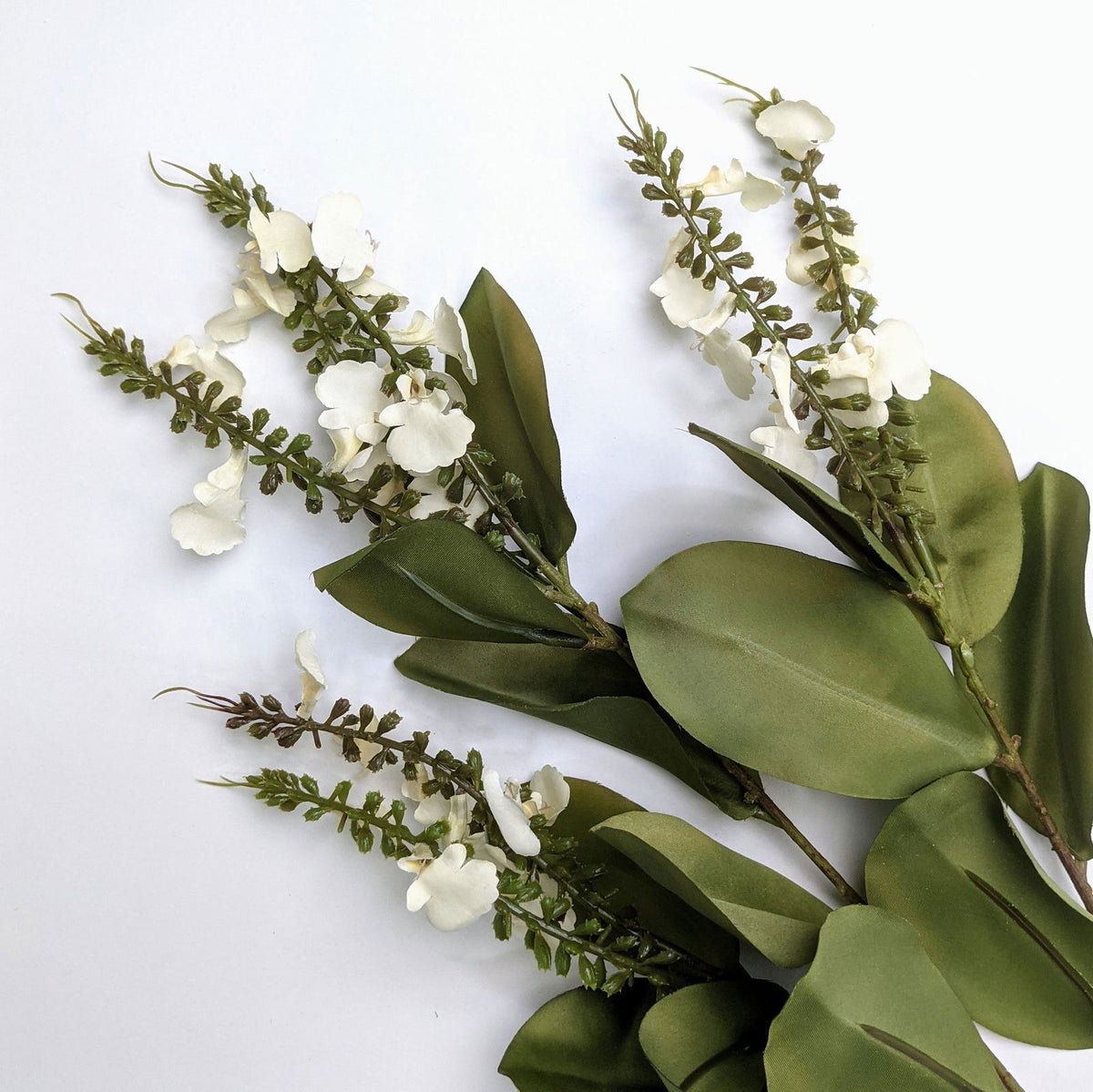 Artificial Hawthorn Flower Stem Long - Champagne - BUBULAND HOME