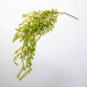 Artificial Long String of Pearls Hanging Plant - Yellow - Floral Default Title BUBULAND HOME