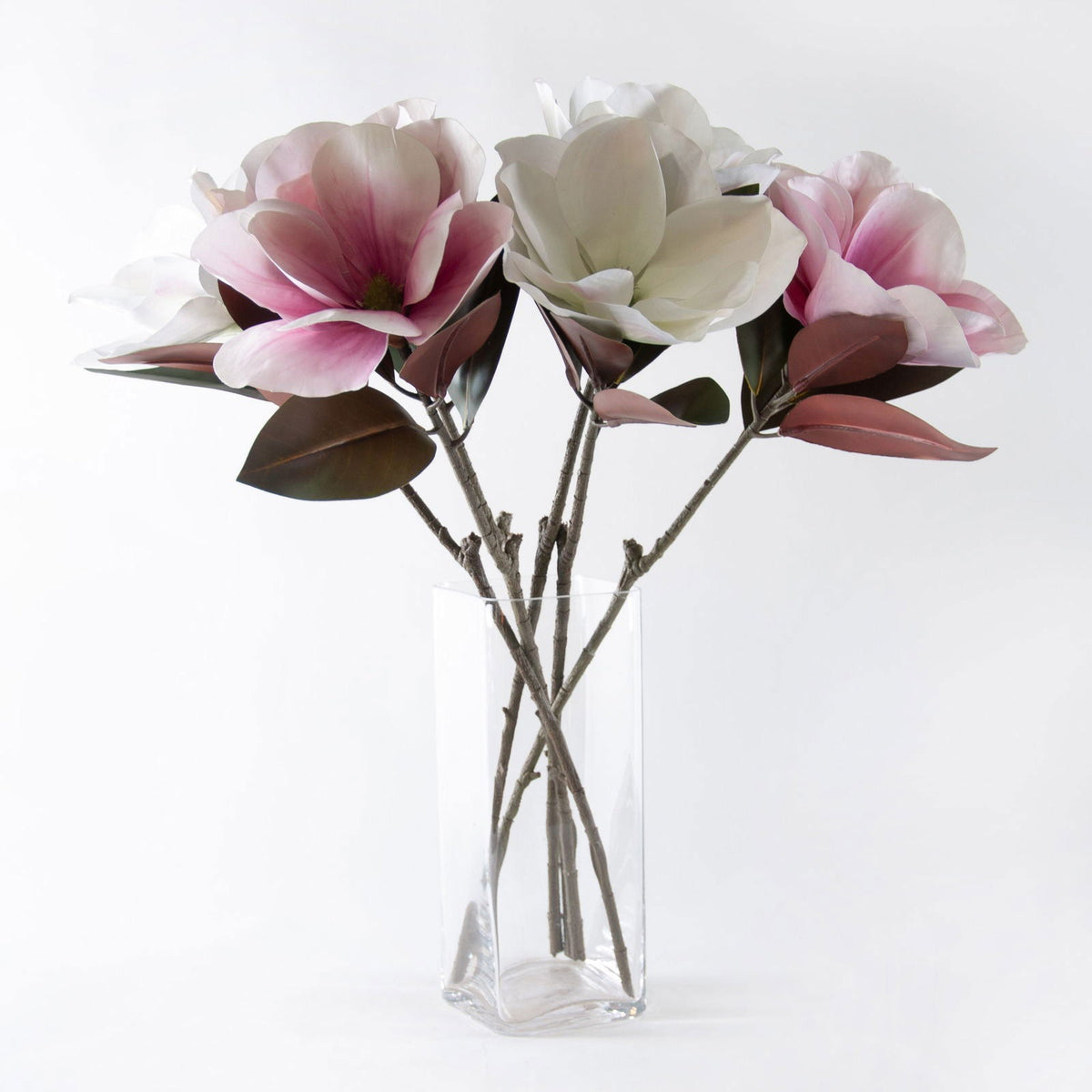 Artificial Magnolia Flower - Pink and White BUBULAND HOME