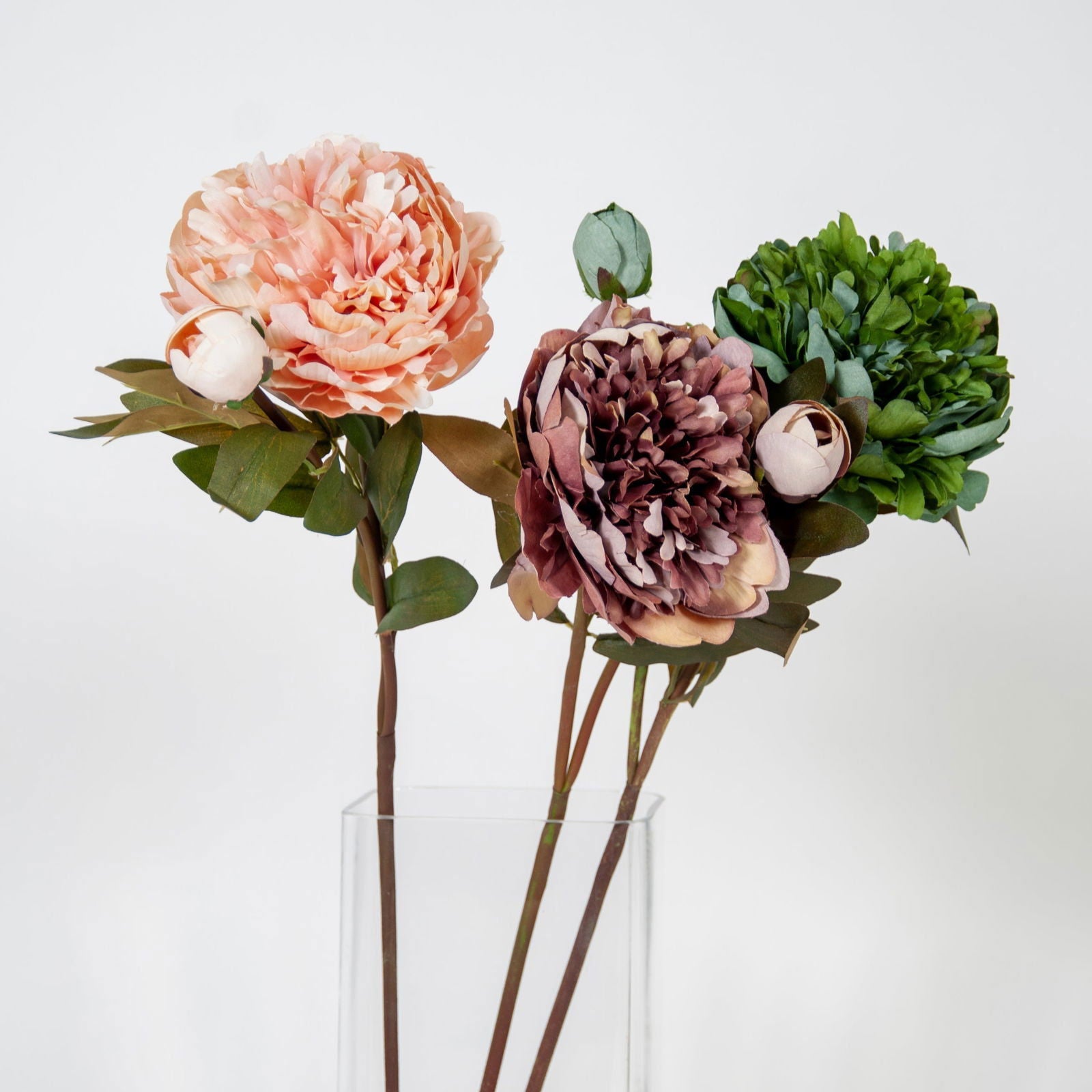 Artificial Melaleuca Peony BUBULAND HOME