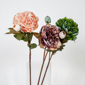 Artificial Melaleuca Peony BUBULAND HOME