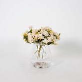 Artificial Mini Lucky Hydrangea - Floral White BUBULAND HOME