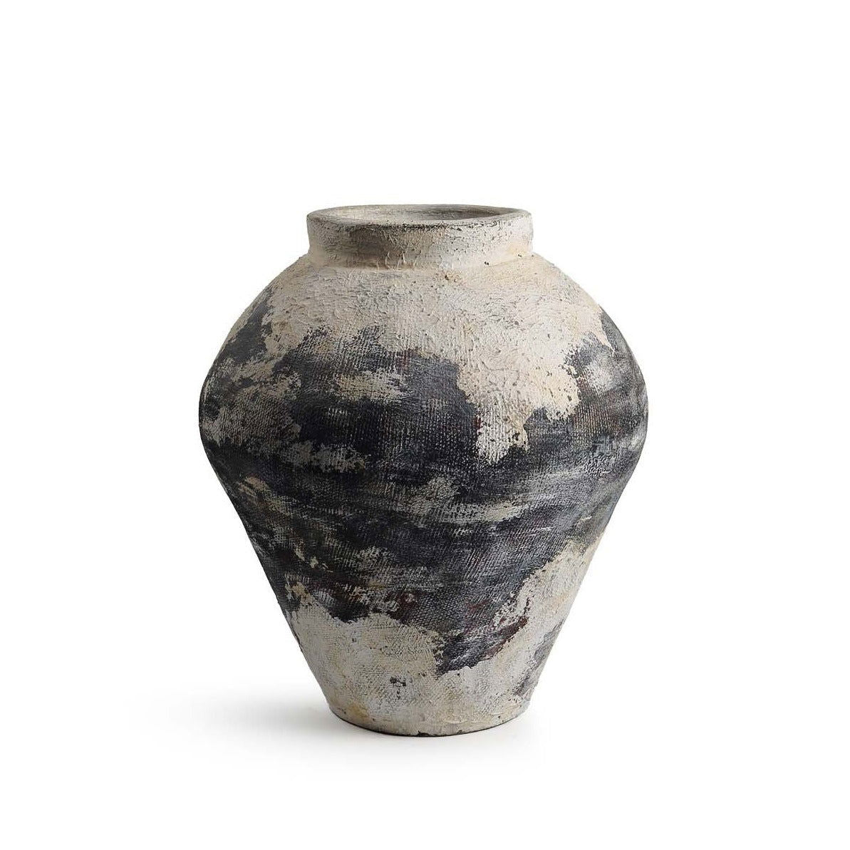 Ash Rustic Ceramic Floor Vase BUBULAND HOME